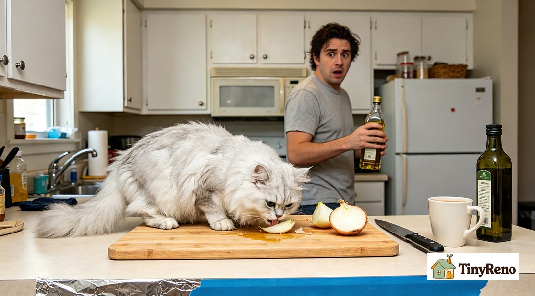 How I Kept My Cat Off the Counters (Without Spraying Water)