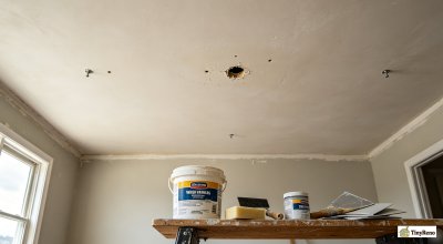 I Patched 6 Small Holes in My Ceiling. Here's What Actually Worked (and What Didn't).