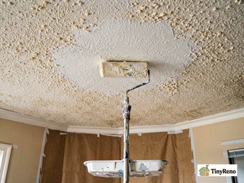 Repainting a Popcorn Ceiling in an Afternoon (The Trick That Saved Me)