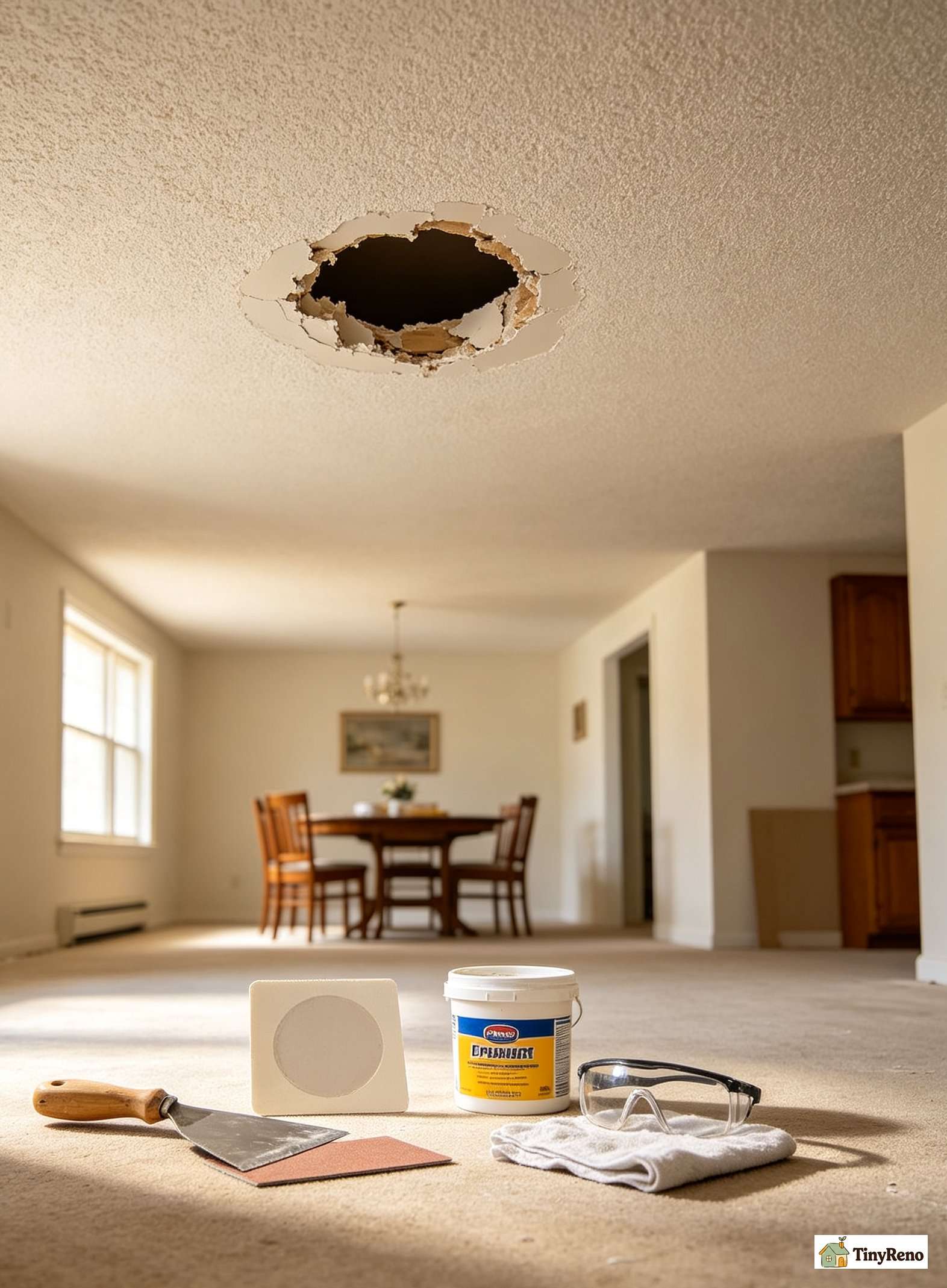 Small Holes in Your Ceiling: 4 Types and the Right Fix for Each