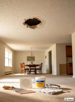 Small Holes in Your Ceiling: 4 Types and the Right Fix for Each