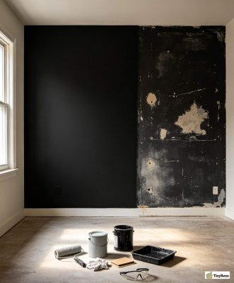 Painting a Wall Black: 7 Mistakes That Show Up in Daylight