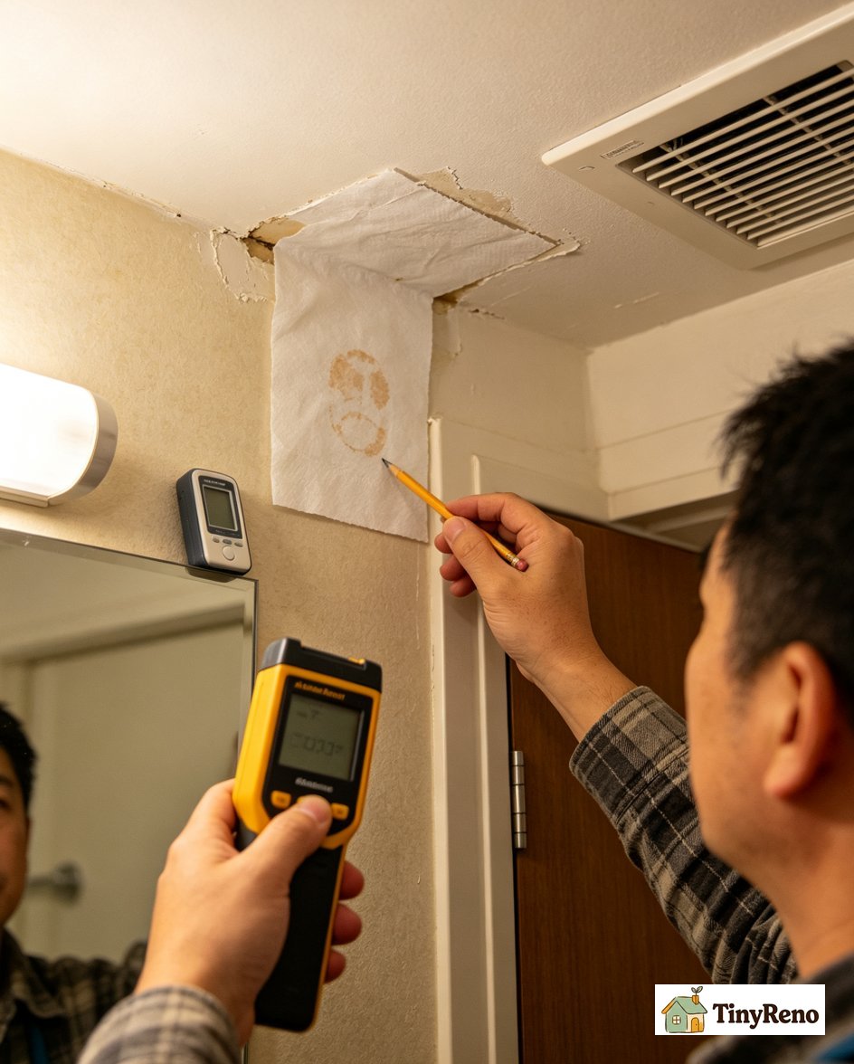 When a water spot without a leak means it's time to call a professional anyway
