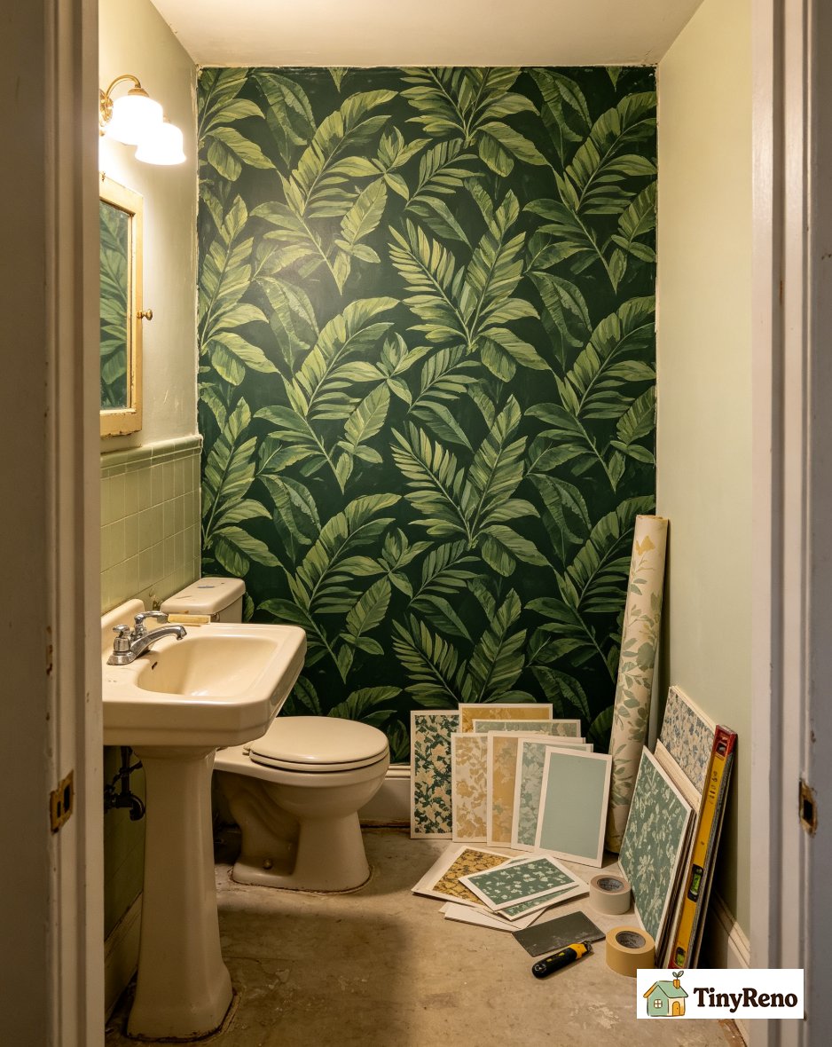 Wallpaper Powder Room: 5 Patterns That Work, 3 That Always Fail, and How to Hang It in a Day