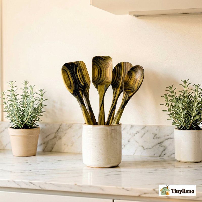 Olive Wood Cooking Utensils: What You're Paying For and Whether It Holds Up in a Rental Kitchen