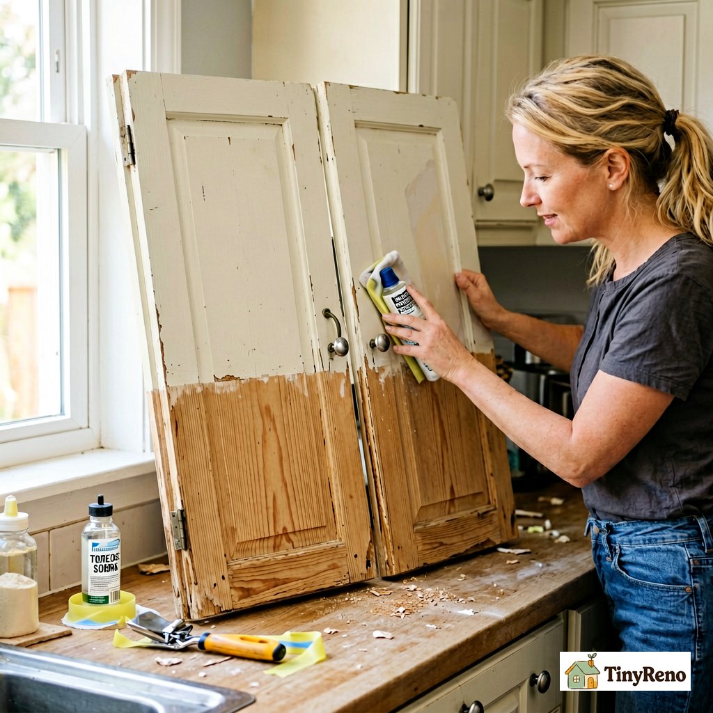 How to Remove Paint from Cabinets: A 7-Day Diary of Stripping My Kitchen