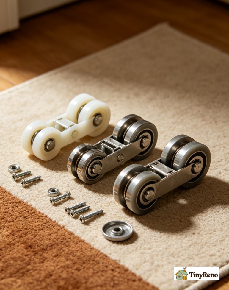 Compare the three wear parts