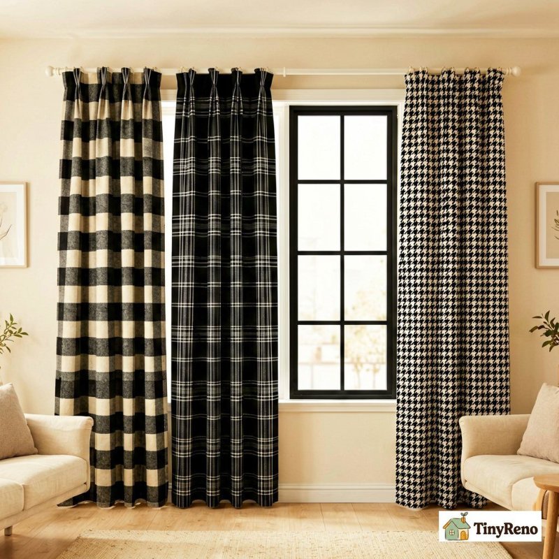 Plaid Blackout Curtains: 4 Patterns, 3 Light-Blocking Types, 1 Skip