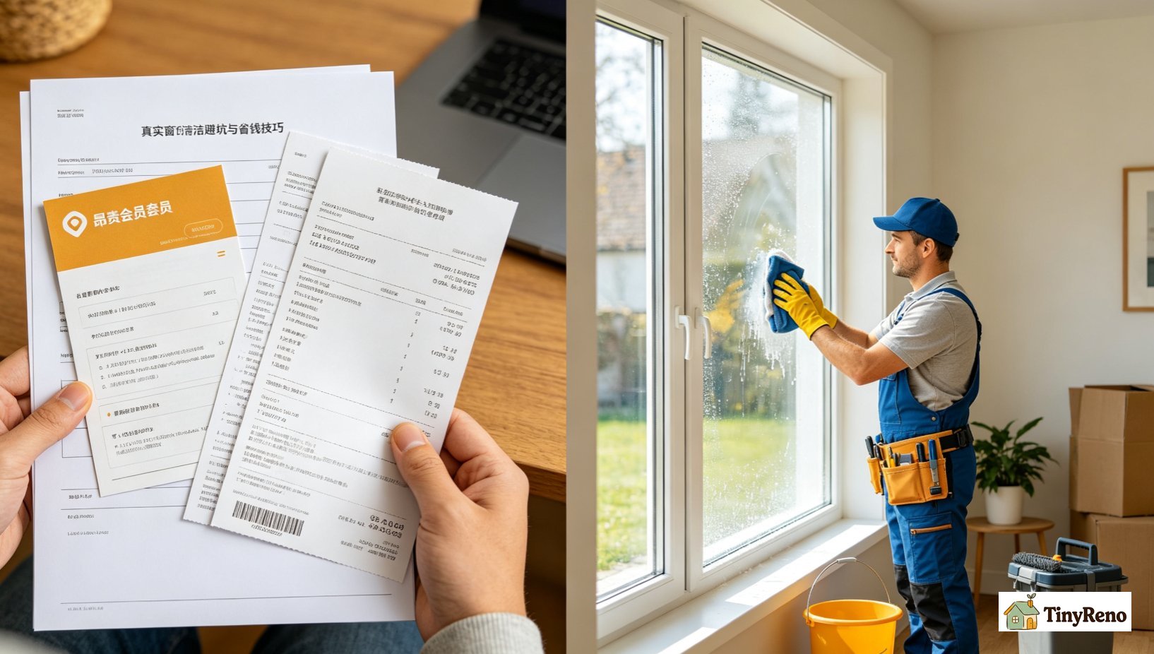Window cleaning service membership to avoid and renter hacks to save money