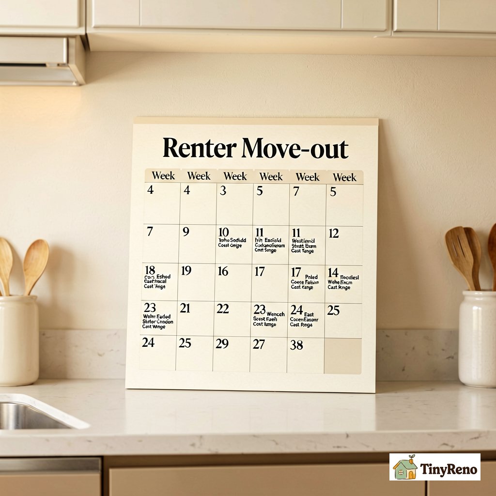 Move Out Apartment: The 4-Week Renter Calendar That Decides Whether You Get Your Deposit Back