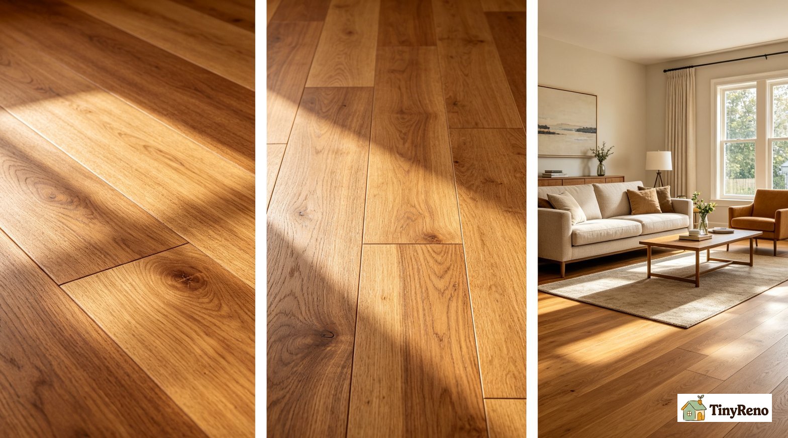 Benefits of engineered hardwood, sandable real wood veneer, natural grain texture and home resale value advantage
