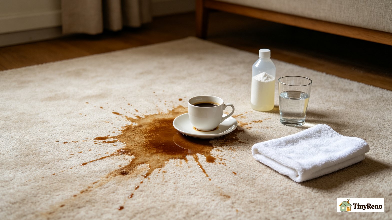 How to Remove Coffee from Carpet: 6 Steps, 3 Mistakes, 1 to Skip