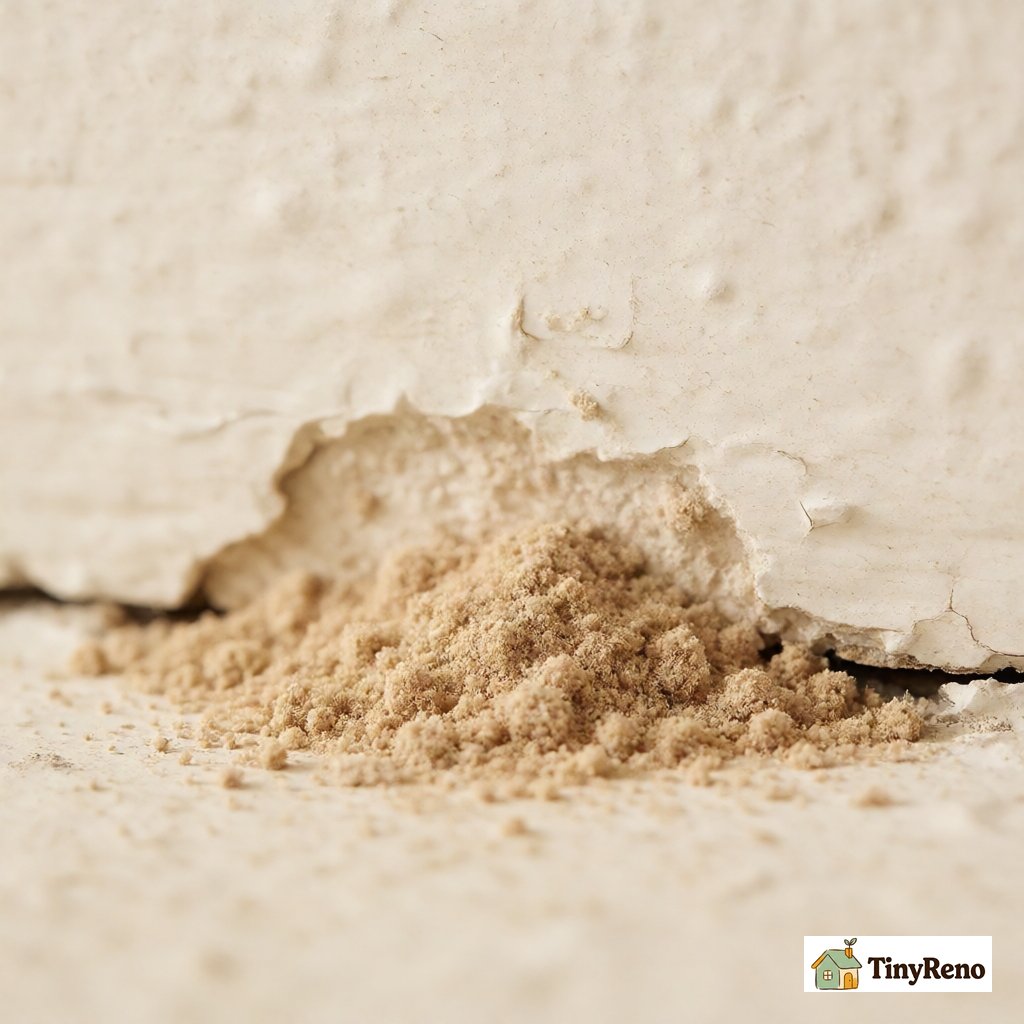 Identify the 3 actual causes of insect sounds in old plaster walls