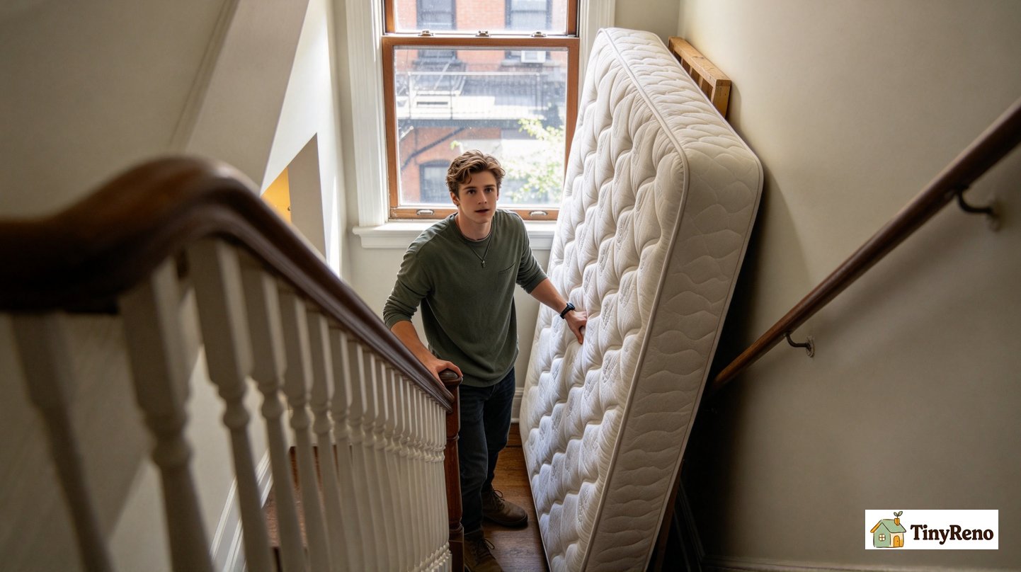 How to Move a Mattress by Yourself Without Breaking It or Your Back
