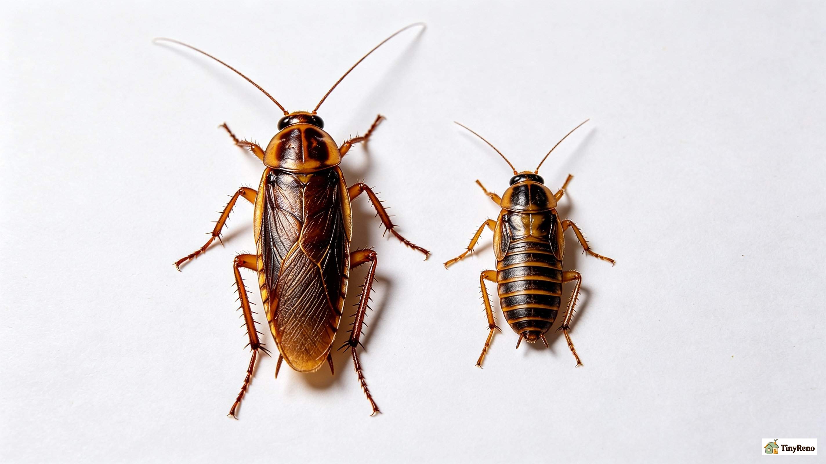 Compare American vs German cockroach freeze duration in tests