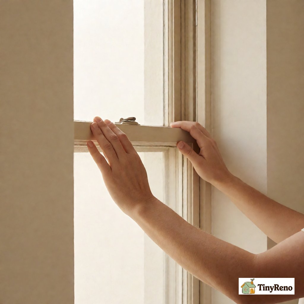 Step 4: Work the Sash With Light Hand Pressure