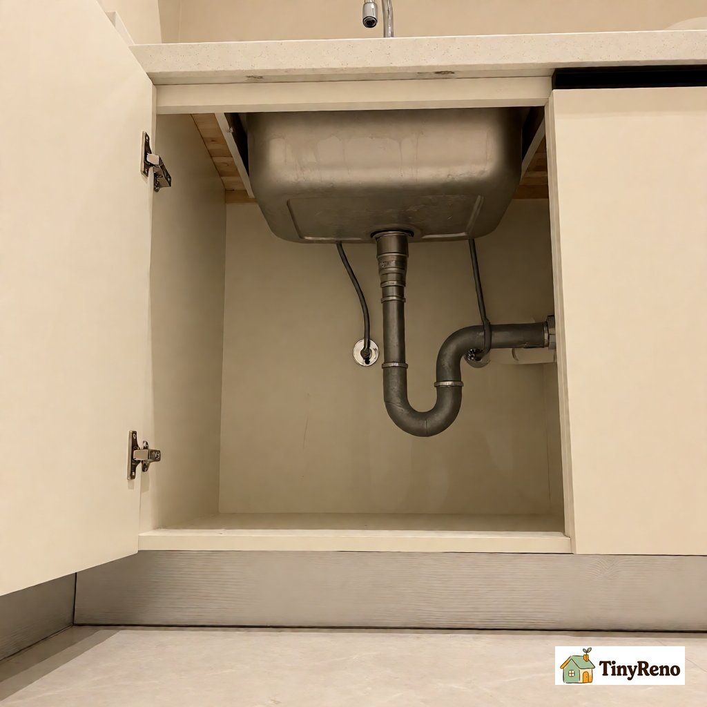 Cause 5: A Hidden Leak Under a Sink or Behind a Washing Mach