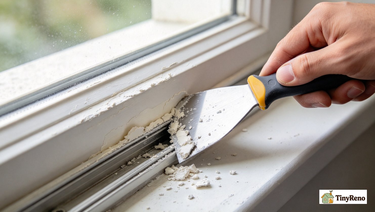 Step 5: Clean the Loose Paint From the Seam