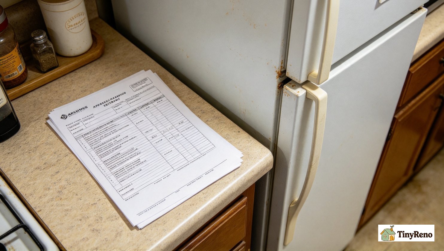 Test the age of an appliance before you accept a charge for its deterioration