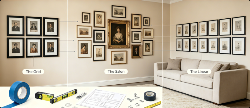 Gallery Wall Arrangements That Actually Work