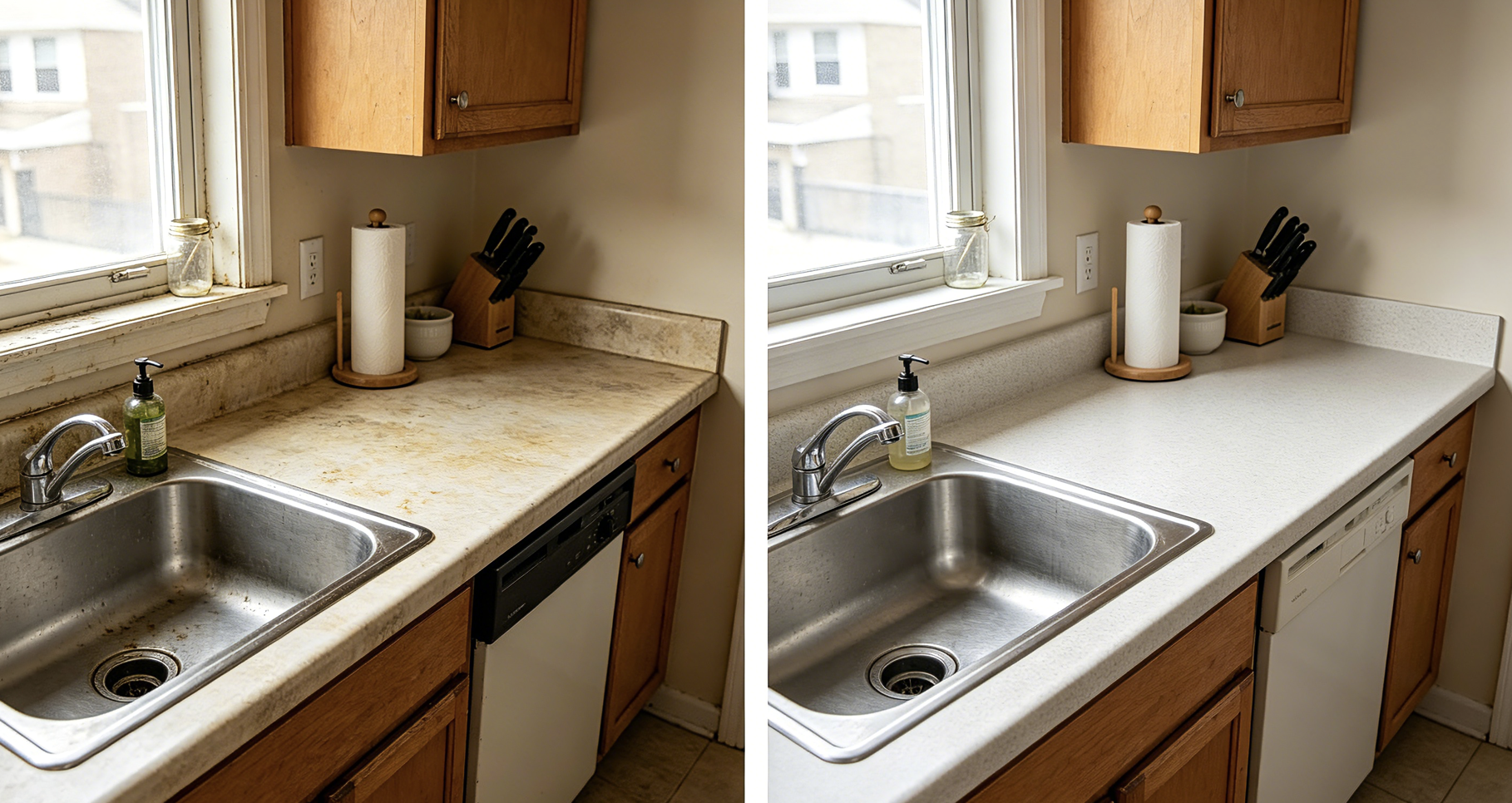 I Regret Not Knowing This Rental Countertop Hack Sooner (Completely Reversible)