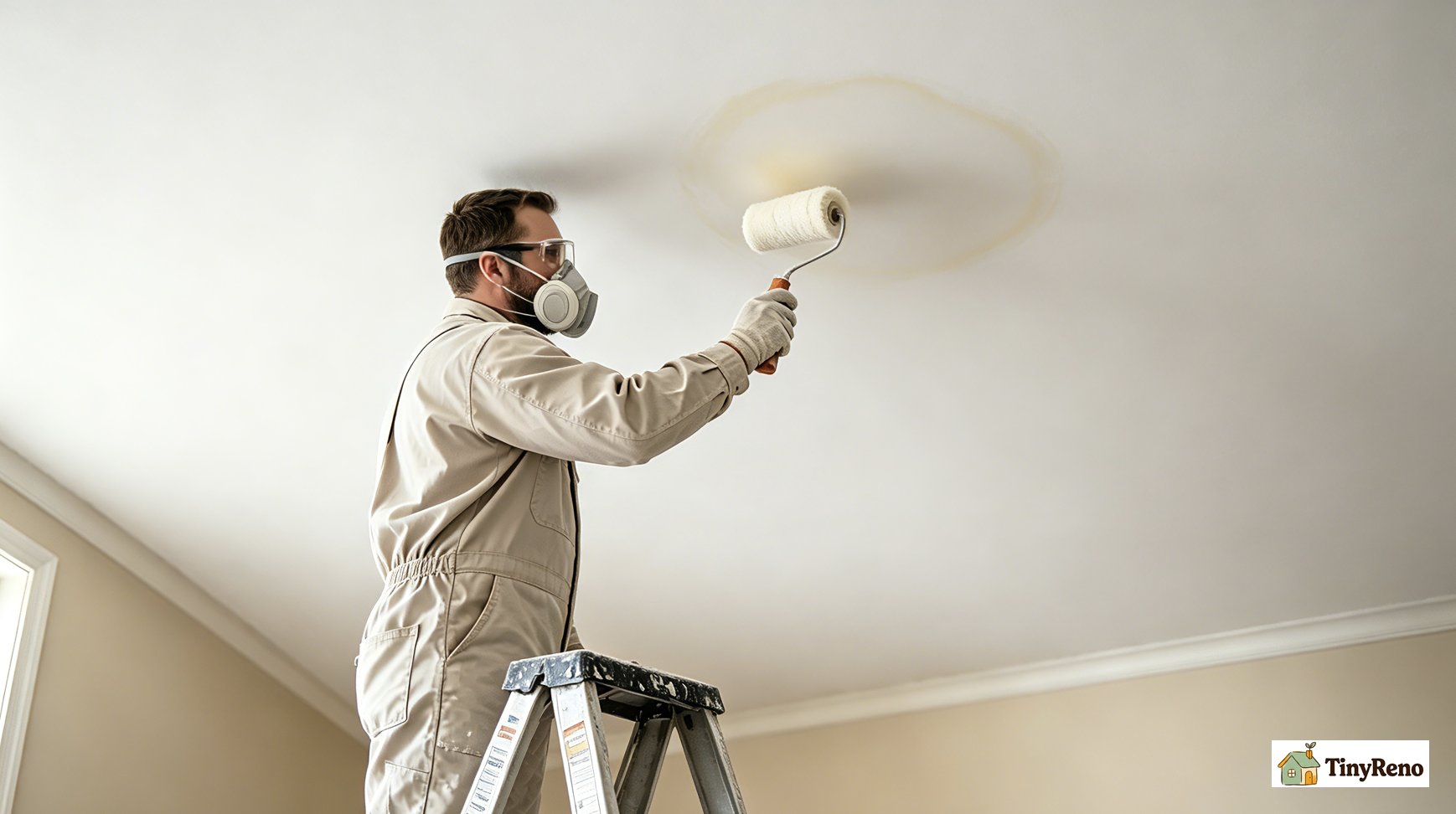 How I Repaired a Popcorn Ceiling Without Scraping the Whole Thing