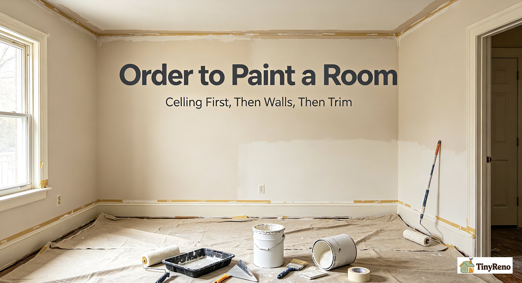 The Order I Use to Paint a Room (and Why Skipping It Cost Me a Weekend)