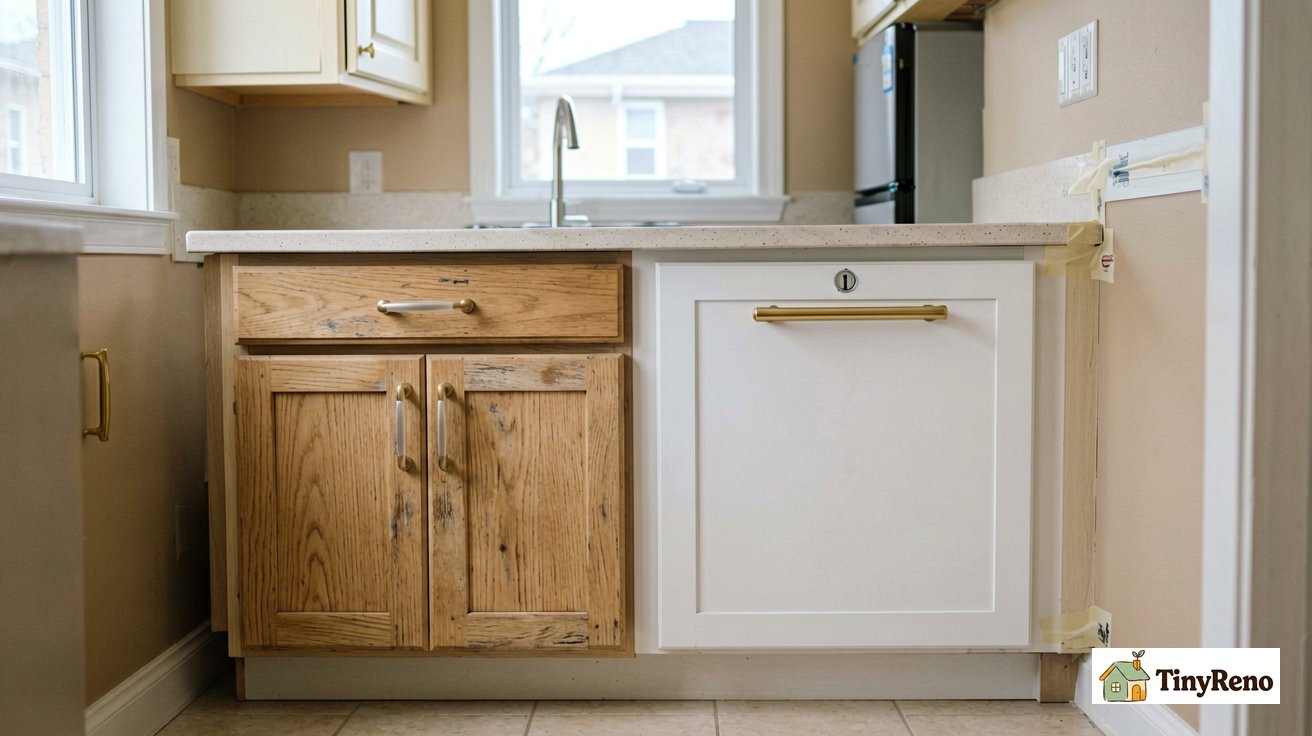 I Painted My Rental Kitchen Cabinets for $150 — the 2-Day Method That Held Up for 2 Years