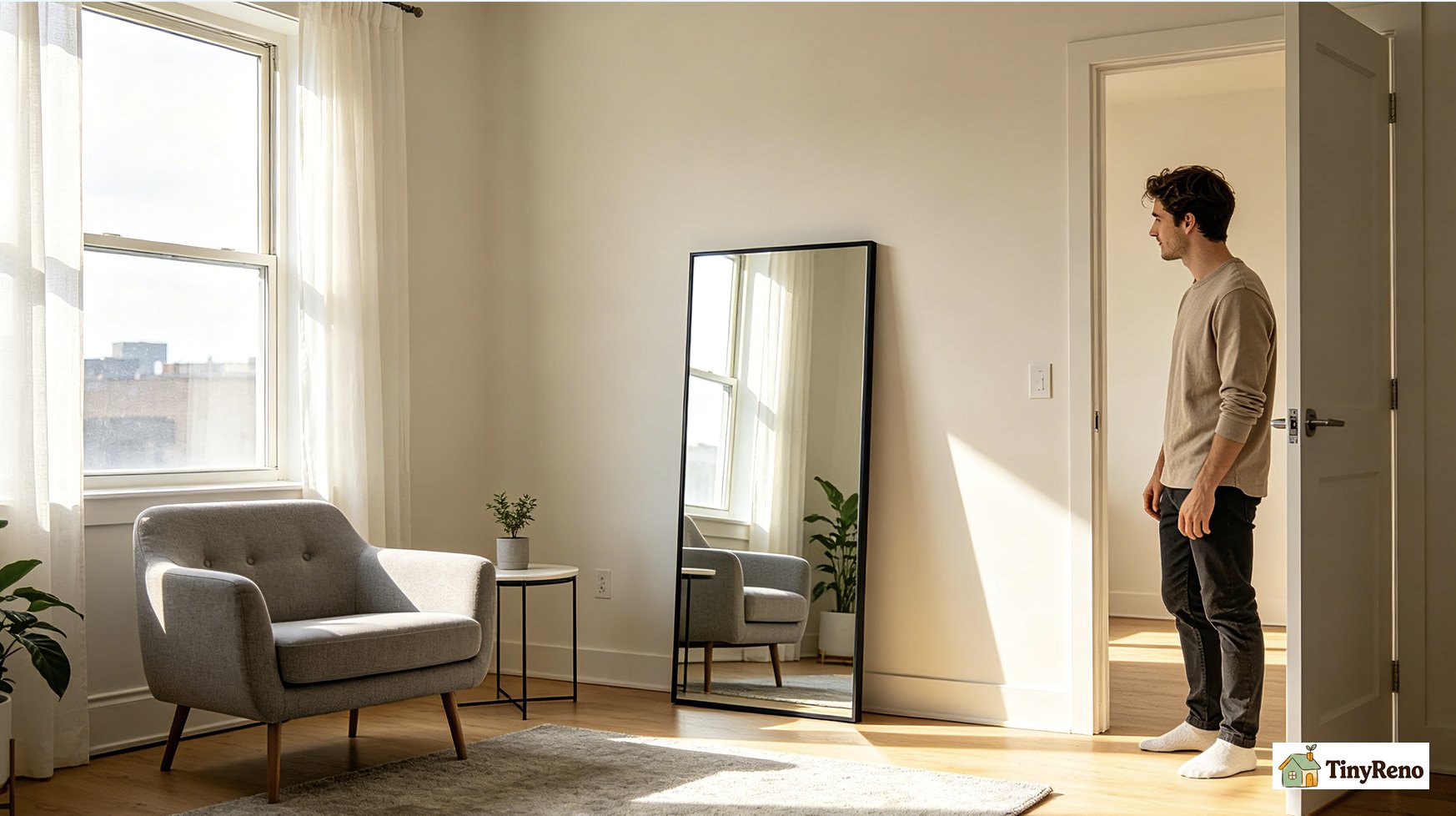 The 3 Mirror Placements That Actually Make a Studio Look Twice as Big