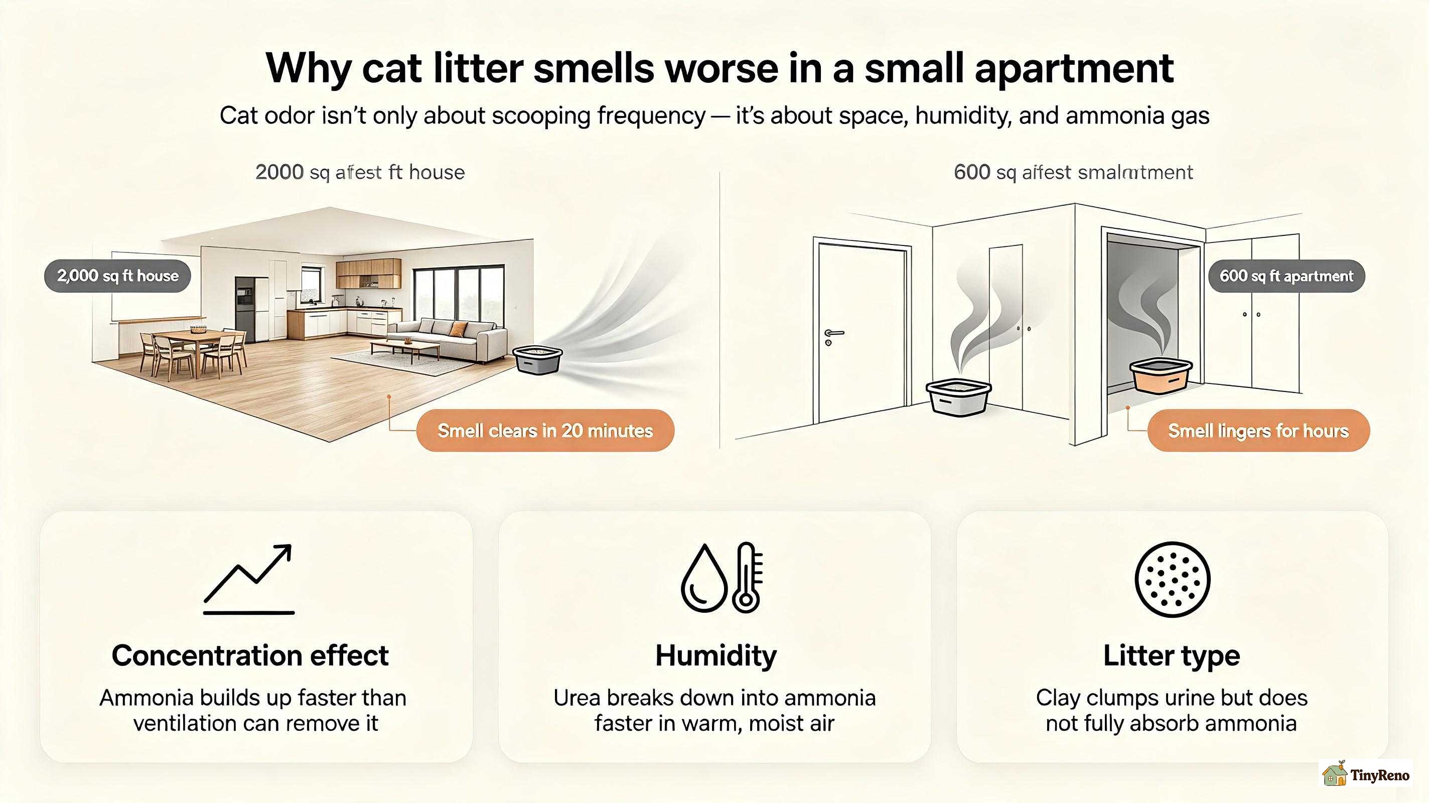 Why do you always smell the stinky litter box