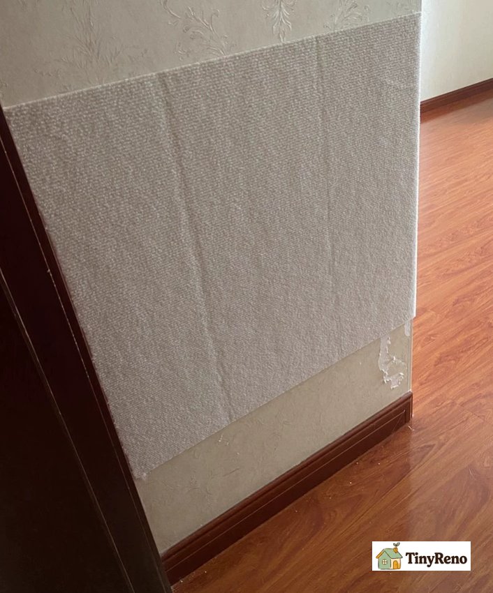 Cat scratching board wall sticker