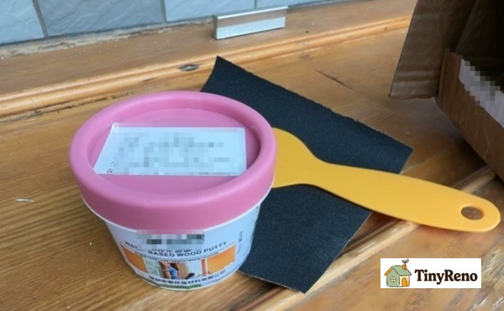Wood Filler + Sand